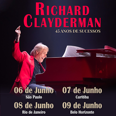RICHARD CLAYDERMAN 45 ANOS DE SUCESSOS